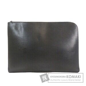 Louis Vuitton Pochette Jour Epi Leather Shoulder Bag Noir Black